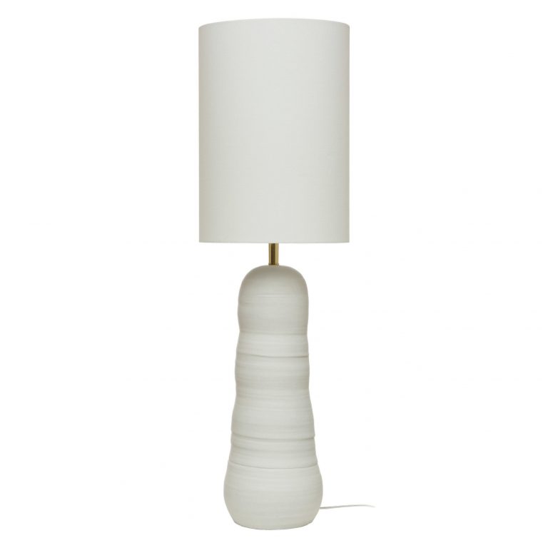 Serena Oversize Stoneware Floor/Table Lamps - Image 3
