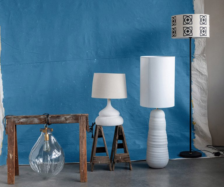Serena Oversize Stoneware Floor/Table Lamps - Image 7