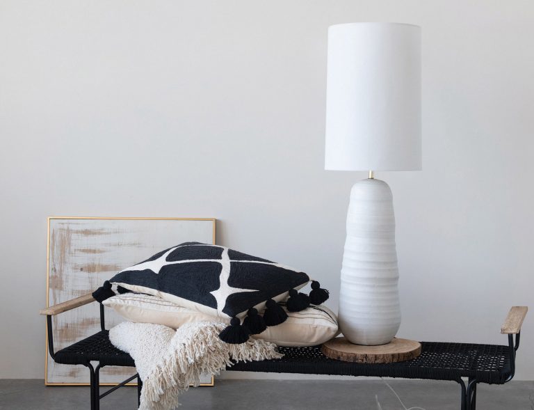 Serena Oversize Stoneware Floor/Table Lamps - Image 5