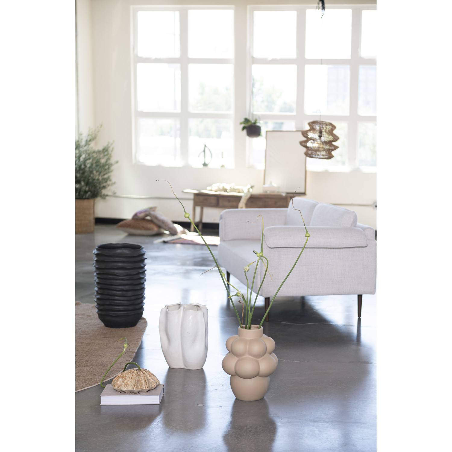 Stoneware Floor Planter/Vase - Image 3