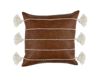 DV Ezekiel Vegan Leather Brown 18x18