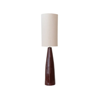 Ceramic Floor Lamp w Linen Shade