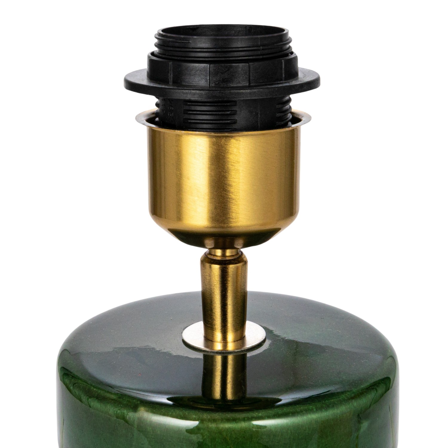 Ceramic Table Lamp w Natural Linen Shade - Image 7