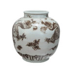 Porcelain Vase With Dragon