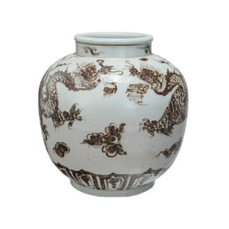 Porcelain Vase With Dragon