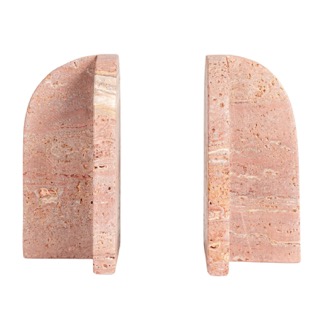 Travertine Bookends