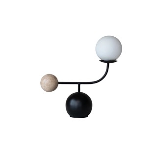 Orb Metal & Glass Table Lamp