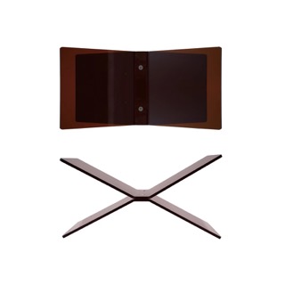 Acrylic Book Holder Brown
