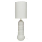 Serena Oversize Stoneware Floor/Table Lamps