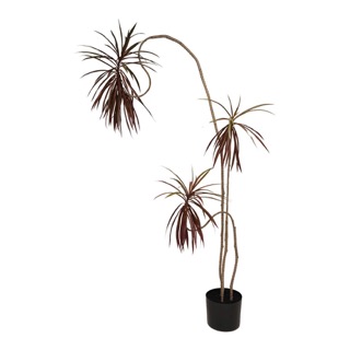 Faux Dracaena Tree In Plastic Pot
