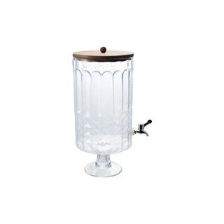Cut Glass Beverage Dispenser