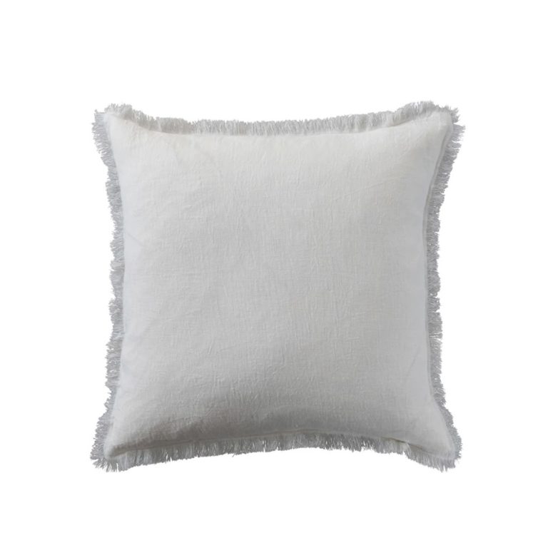 Clara 20" Square Stonewashed Linen Pillow