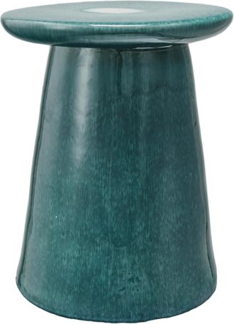 Reactive Glaze Stoneware Stool