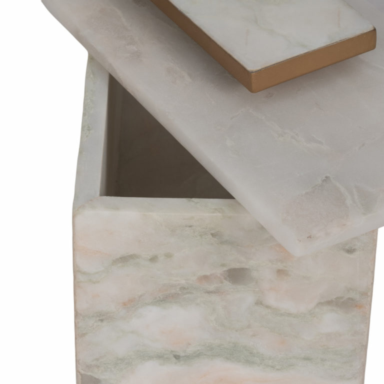 SALINA DECORATIVE  MARBLE BOX - Image 4