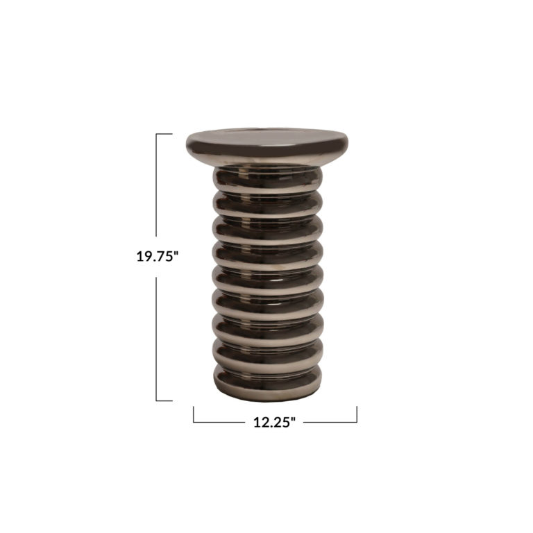 Chroma Stoneware Stool/Accent Table - Image 2