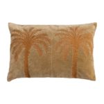 Palma Cotton Velvet Lumbar Pillow