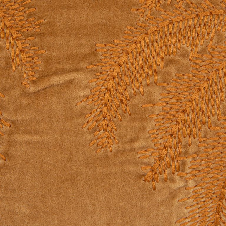 Palma Cotton Velvet Lumbar Pillow - Image 3