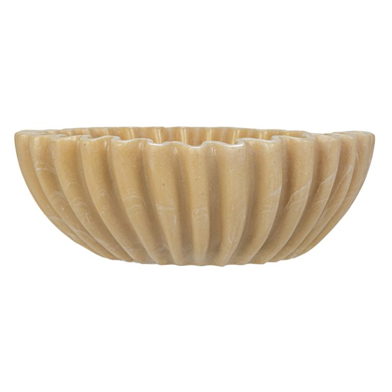 Amaia Resin Ruffled Bowl