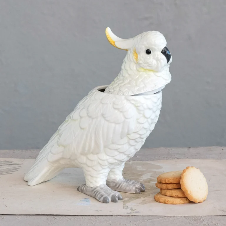 Cockatoo Decorative Jar - Image 2