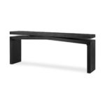 Matthes Console Table Aged Black Pine