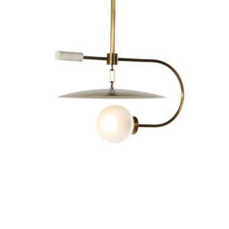 Harpo Pendant Aged Brass Iron