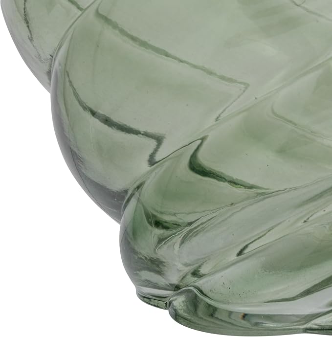 Light Green Round Glass vase - Image 3