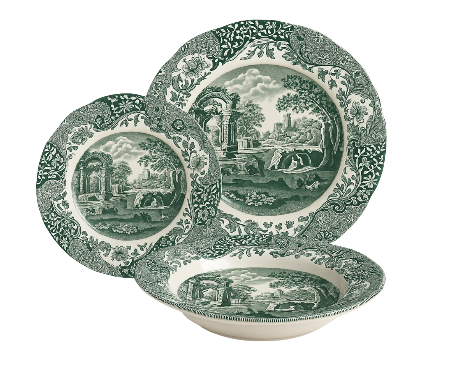 Heritage Green Italian Place Setting