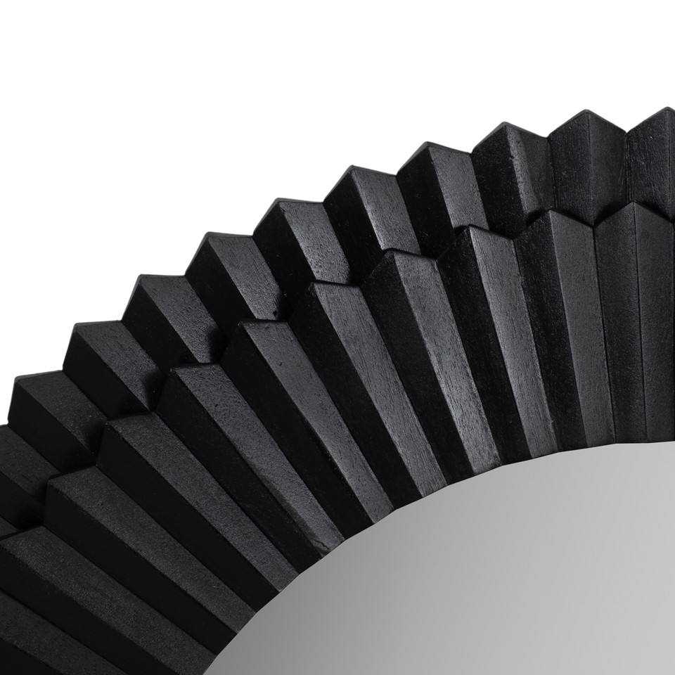 Tribeca Carved Wood Wall Mirror - Image 4