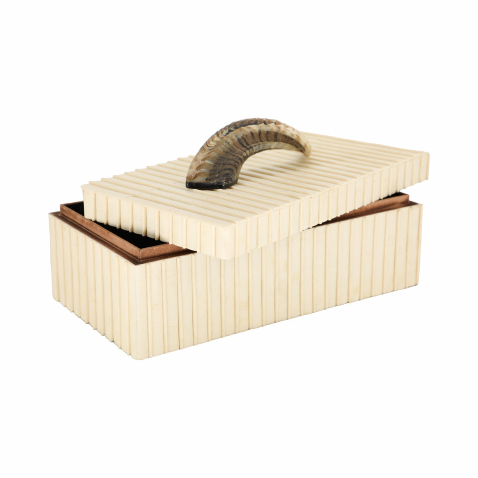 Machi Decorative Resin & Horn Box - Image 2