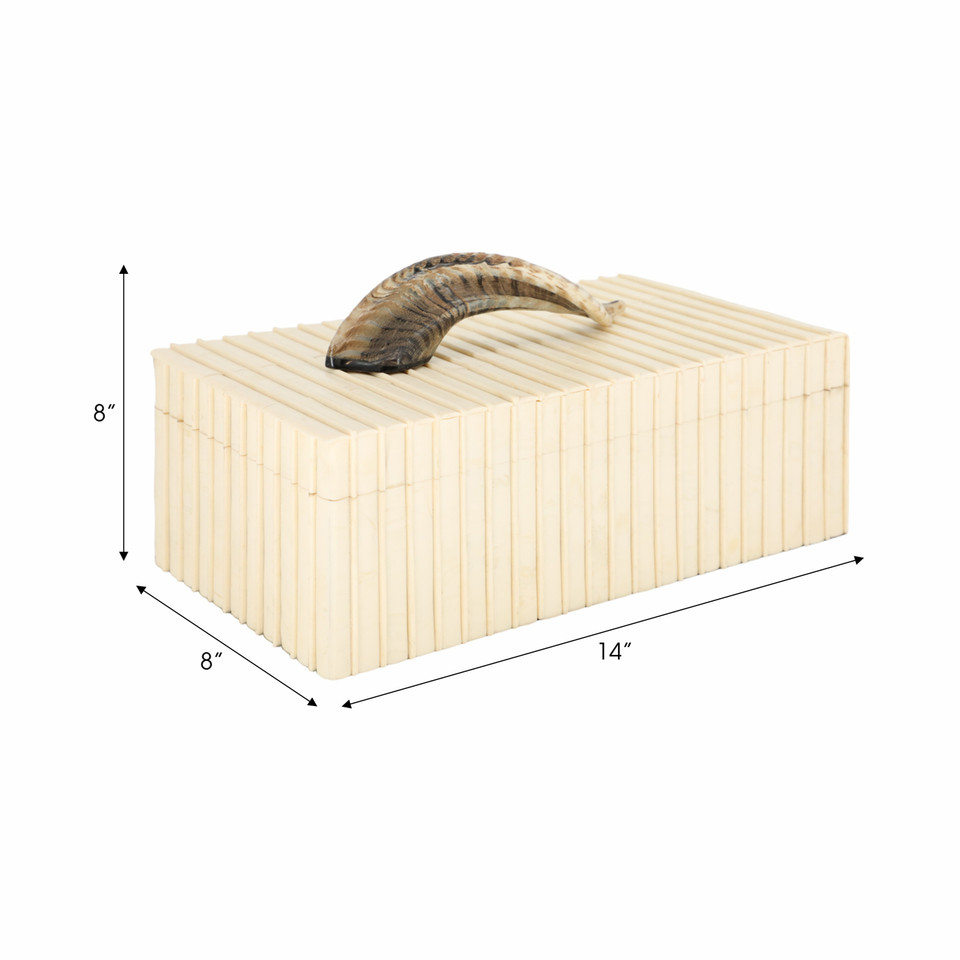 Machi Decorative Resin & Horn Box - Image 5