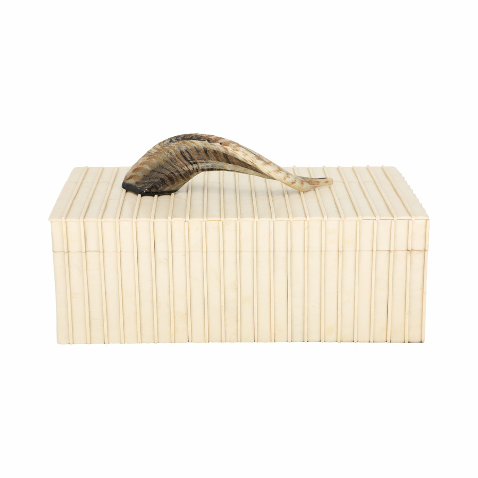 Machi Decorative Resin & Horn Box