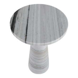 Panda Marble Accent Table