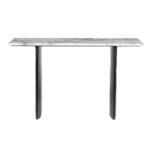 54" MACKLAIN GRAY MARBLE CONSOLE TABLE