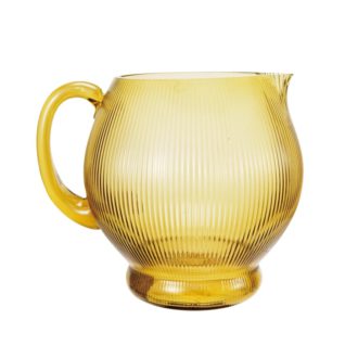 83 oz. Glass Pitcher, Amber Color