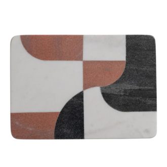Marble Cutting Board w Abstract Design
