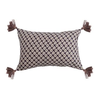 Cotton Printed Lumbar Pillow