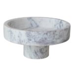 Marble Bowl on Pedestal