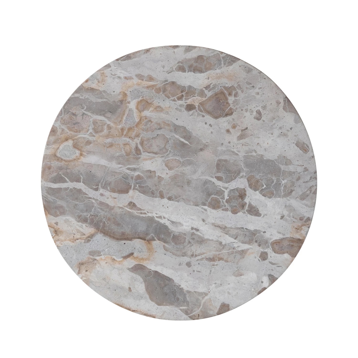 Marble Lazy Susan, Beige & White - Image 3