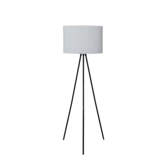 Metal Floor Lamp w Jute Shade