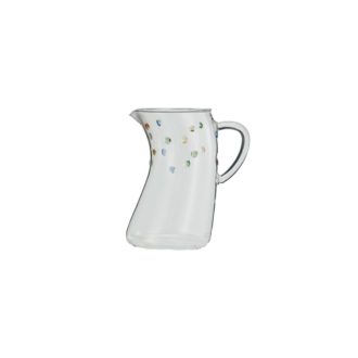 42 oz. Glass Pitcher w Raised Dots, Multi