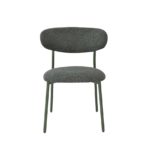 Bouclé Fabric Upholstered Dining Chair