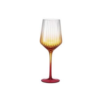 14 oz. Stemmed Fluted Wine Glass