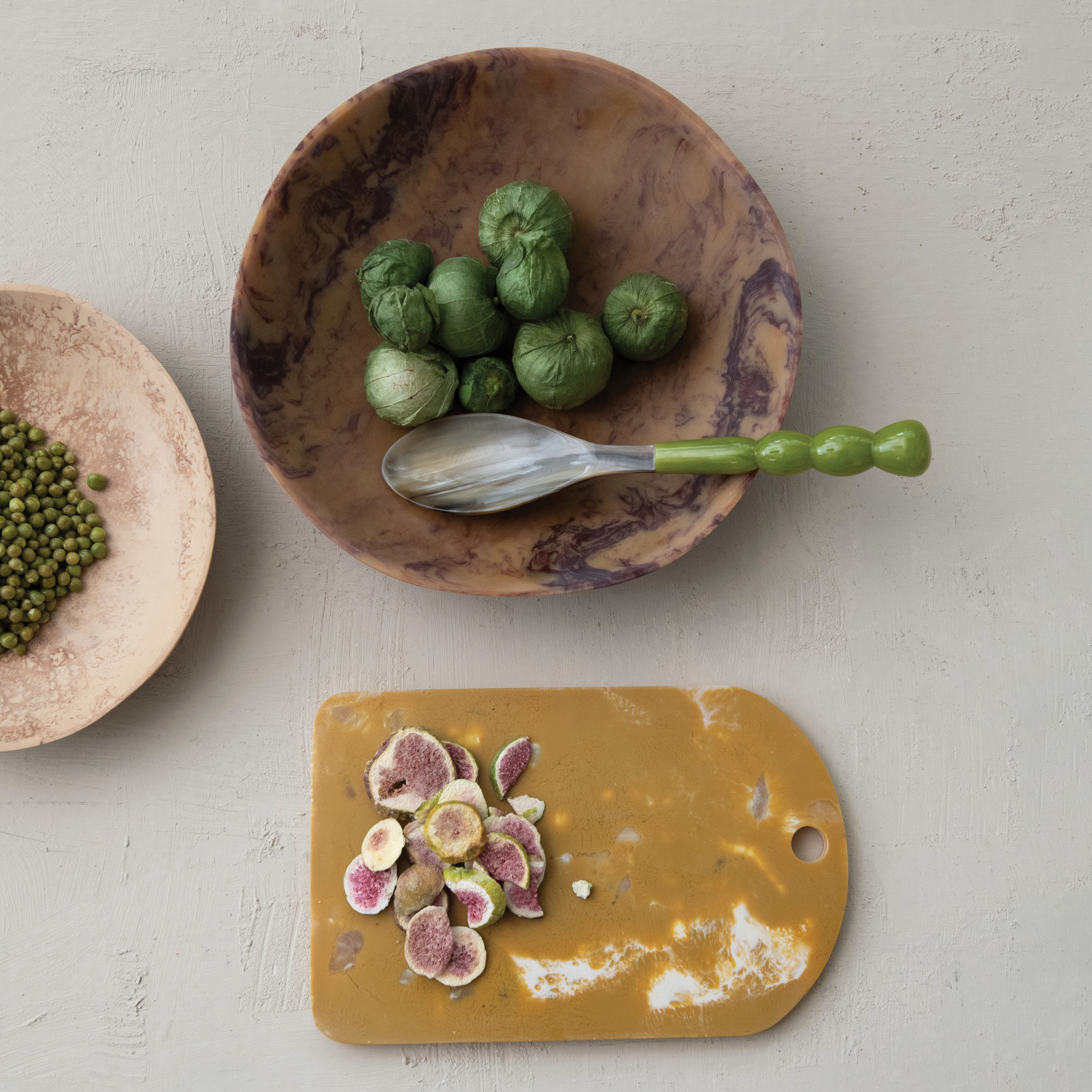 Marbled Resin Cheese/Serving Board - Image 3