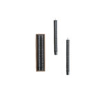 Unscented Faceted Taper Candles in Box, Set of 2