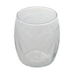 8 oz. Etched Drinking Glass with Palm Trees