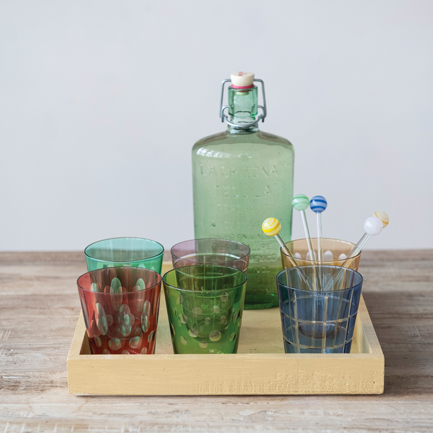 10 oz. Etched Drinking Glass with Design, 6 Styles - Image 2