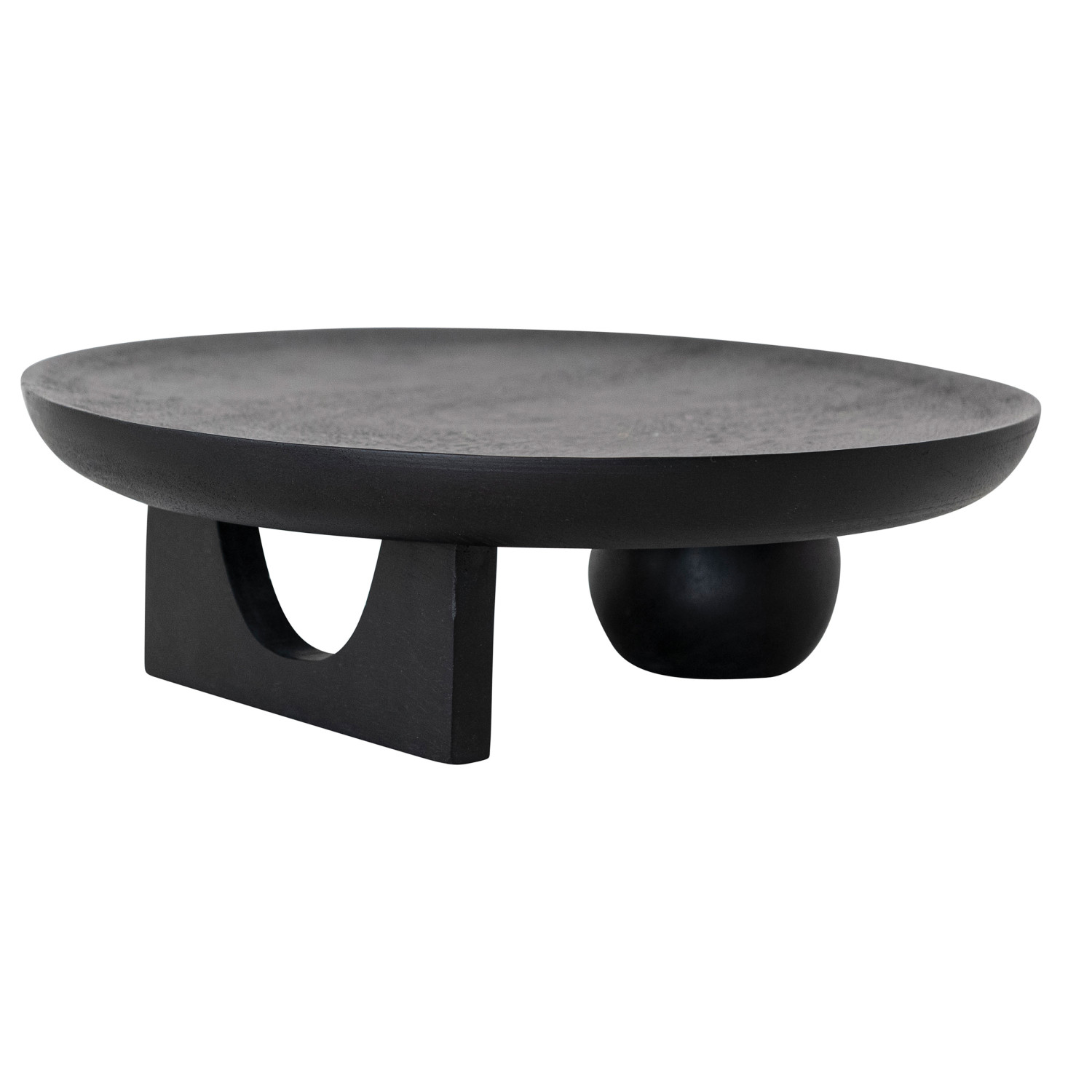 Mango Wood Footed Tray w Abstract - Image 8