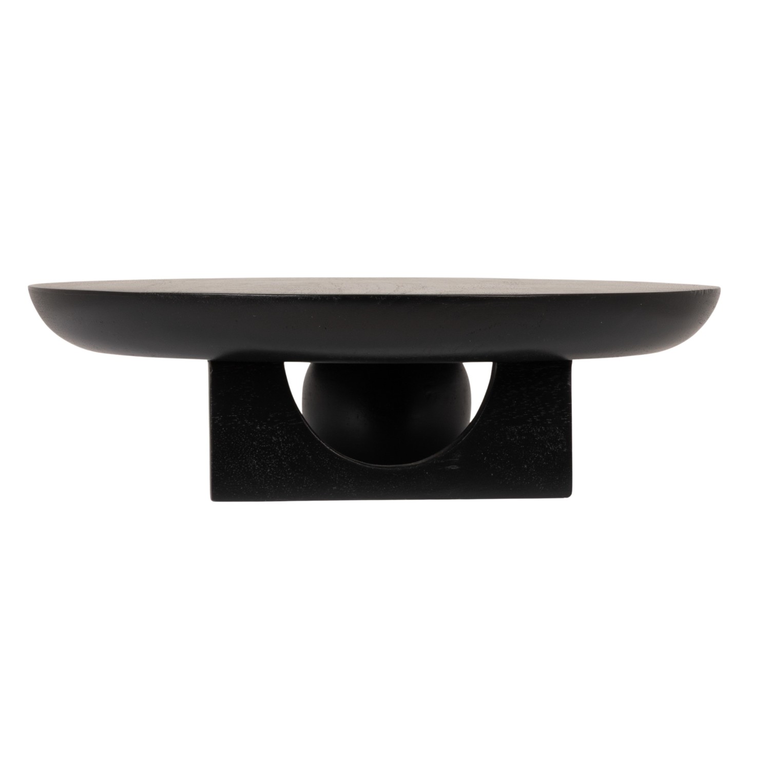 Mango Wood Footed Tray w Abstract - Image 4