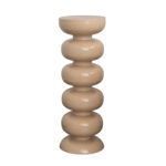 Round Enameled Metal Plant Stand/