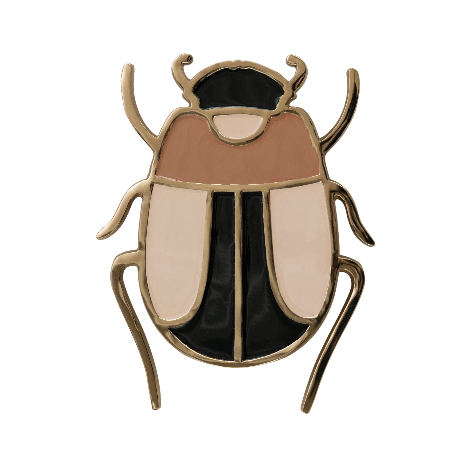 Enameled Cast Aluminum Beetle Shaped - Image 4